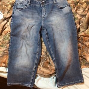 Denim Lane Bryant capris